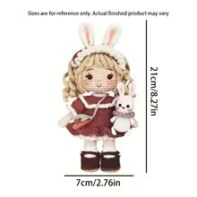 Beautifully Detailed Doll Crochet Maker Kit