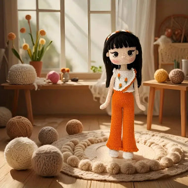 Beautifully Detailed Doll Crochet Maker Kit